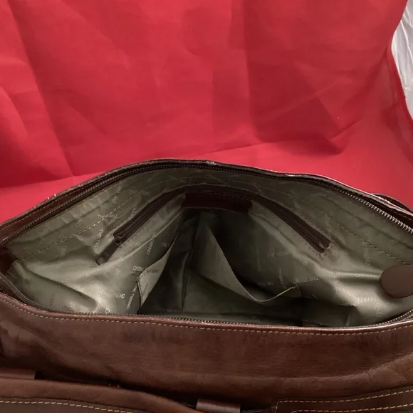 The Trend Designed in Italy Brown leather purse - Picture 4 of 14